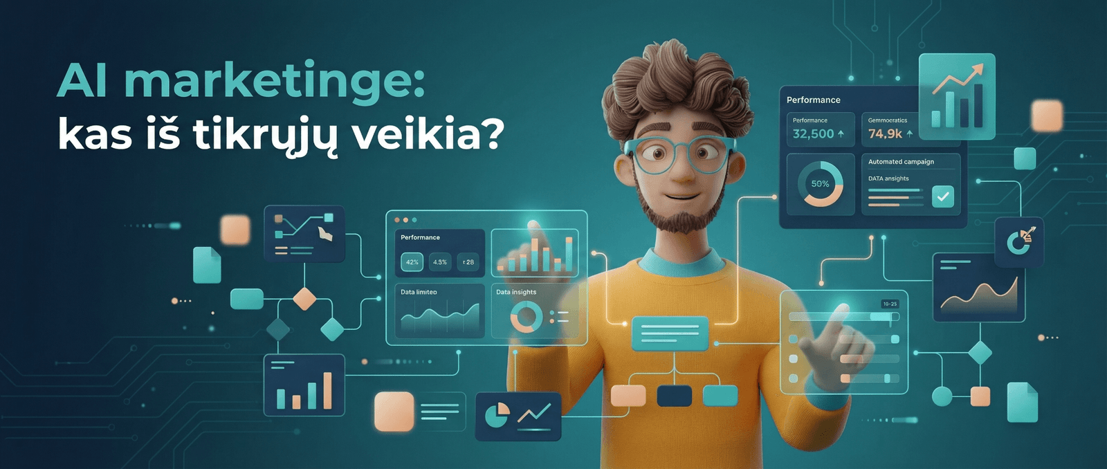 AI marketinge: kas iš tikrųjų veikia