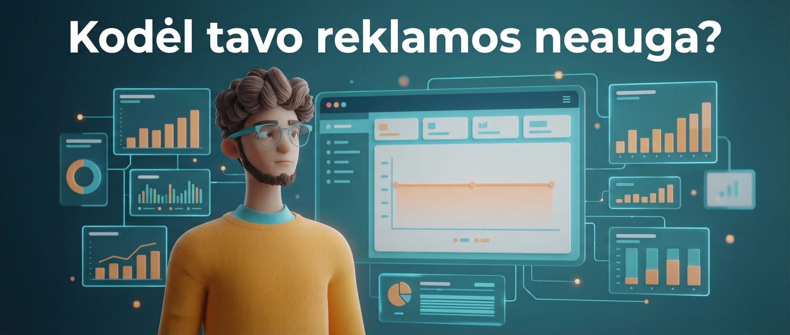 Kodėl tavo reklamos neauga?